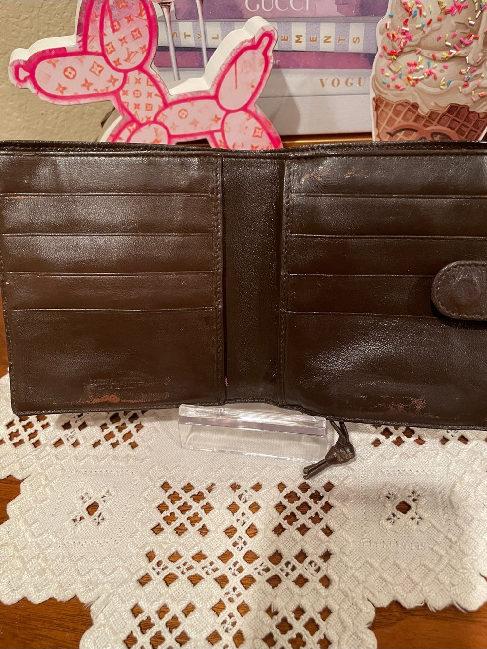 Bottega Veneta Classic Brown Woven Leather Compact Organizer/Wallet - Picture 2 of 7
